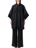 MM6 Maison Margiela oversized bomber cape Black Polyamide Lining