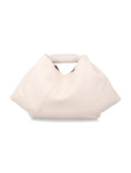 MM6 Grainy Leather Japanese Bag White Calf Lining Tote