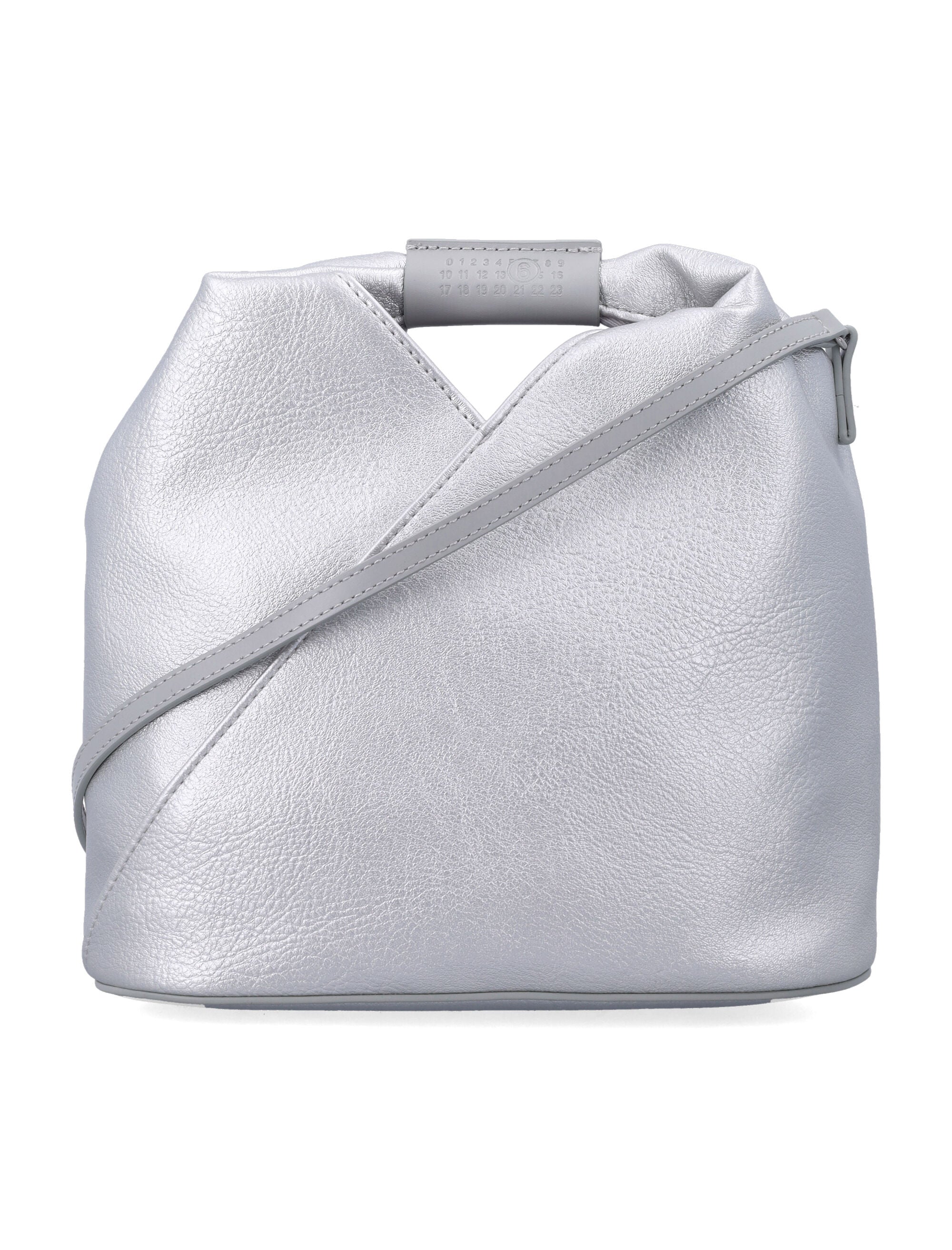 MM6 Maison Margiela Japanese crossbody bag Silver Polyurethane Contrast Shoulder
