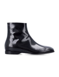 MM6 leather ankle boots Black Upper
