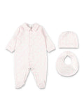 Golden Goose Baby cotton gift set Off White/baby Pink