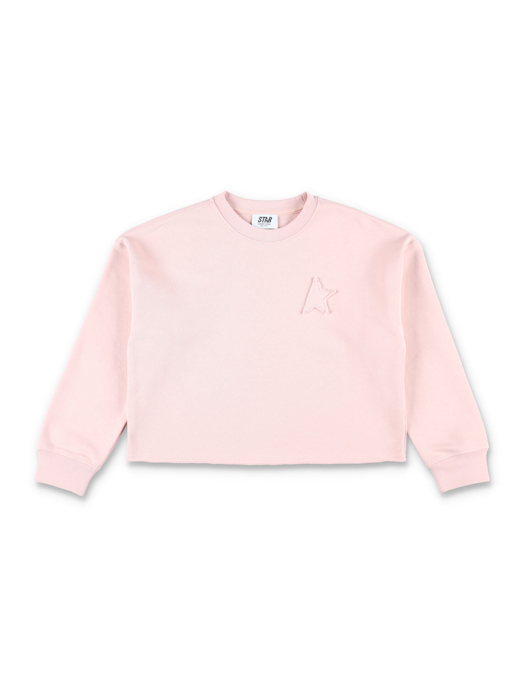 Golden Goose Kids Pianica drop sweatshirt Sepia Rose Cotton