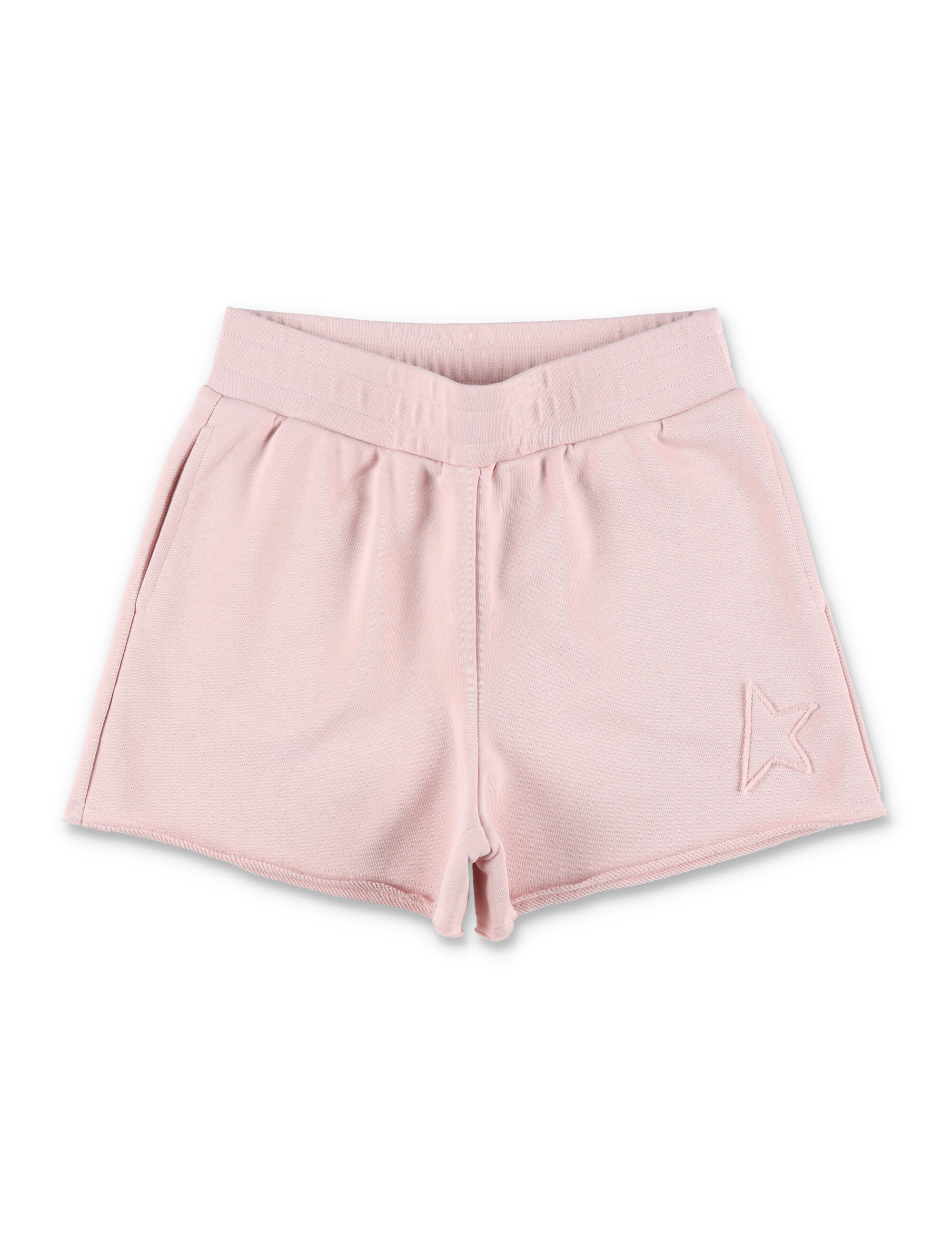 Golden Goose Kids star pink sweatshorts Cotton Short