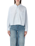 A.P.C. striped cotton shirt Blue White Biological