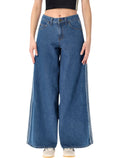Adidas Originals Firebird Adilenium denim track pant Mid Vintage Blue Cotton Jean
