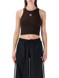 Adidas Originals Essentials ribbed tank top - coffee Aurora Coffe Cotton