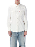Levis Western denim shirt White Cotton