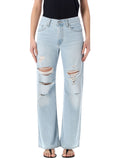 Levis Loose Boot jeans Do It Again Broken Denim Cotton