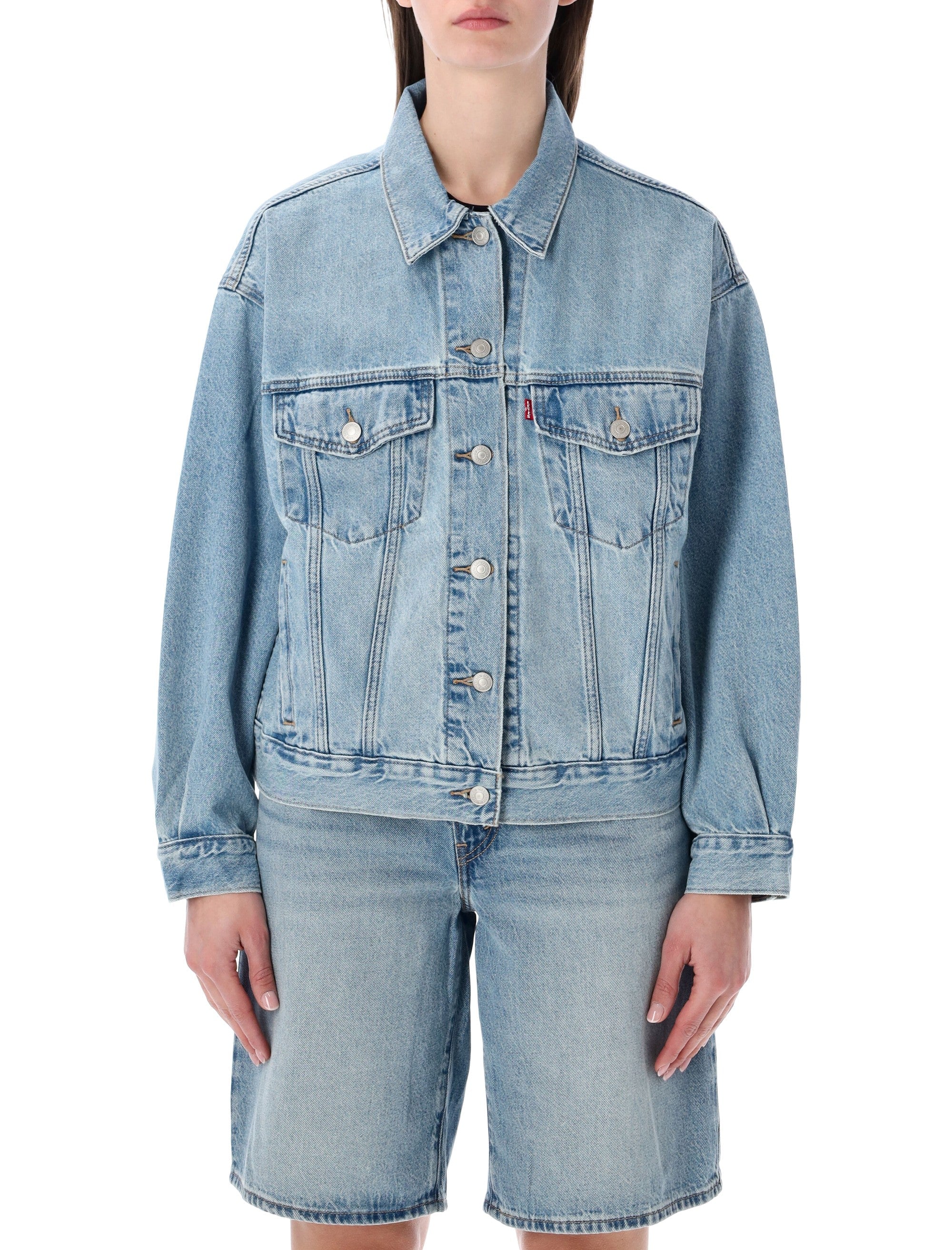 Levis 90s Trucker Jacket She Knew Light Blue Cotton