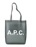 A.P.C. transparent Lou tote Khaki Thermoplastic Polyurethane
