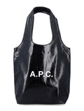 A.P.C. Ninon black small tote Polyurethane