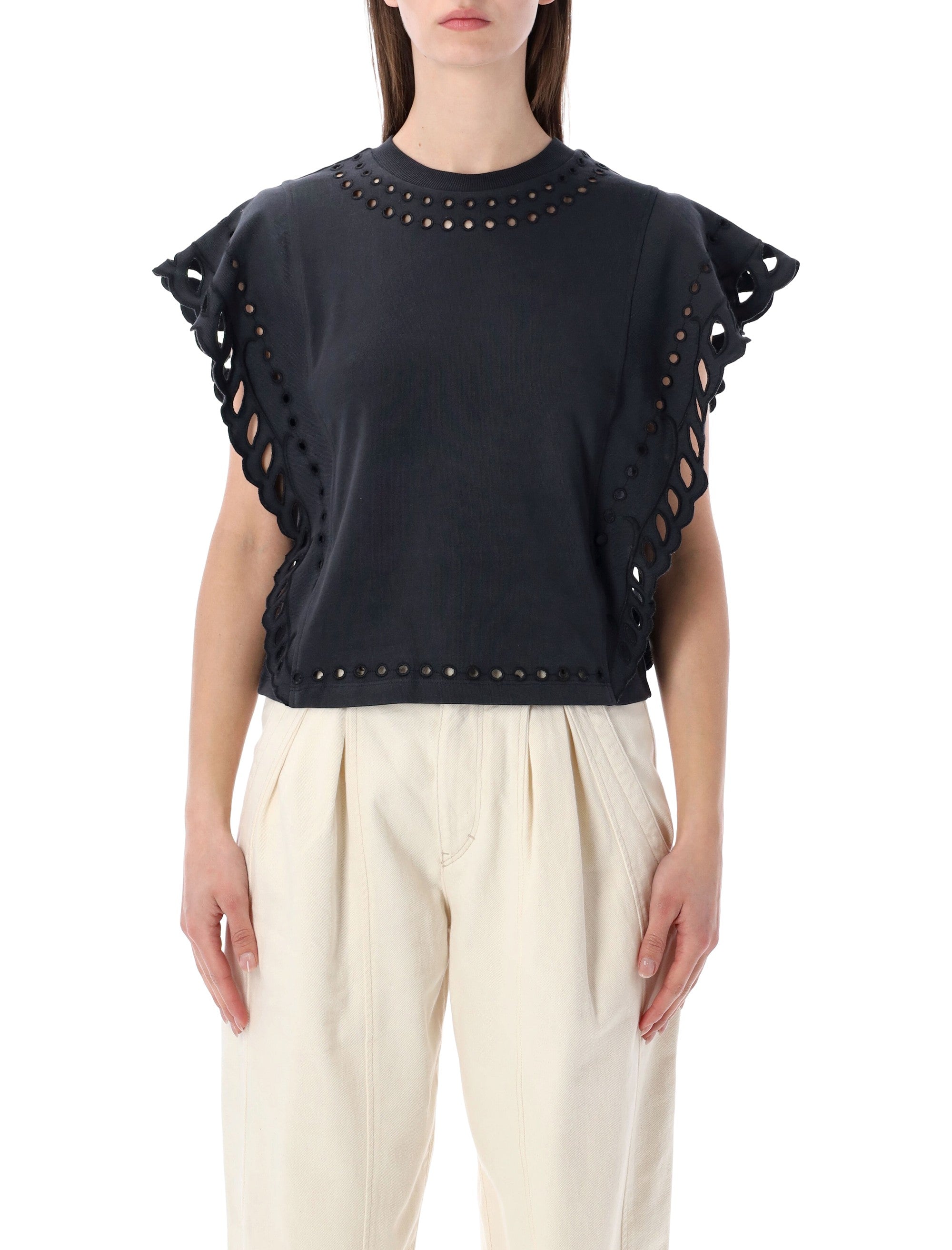 Marant Étoile Odyle cotton T-shirt Black