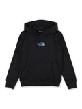 The North Face kids Liquid logo hoodie Black Cotton Sweatshirt
