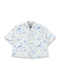Bonpoint Erian organic cotton printed shirt Ink Print