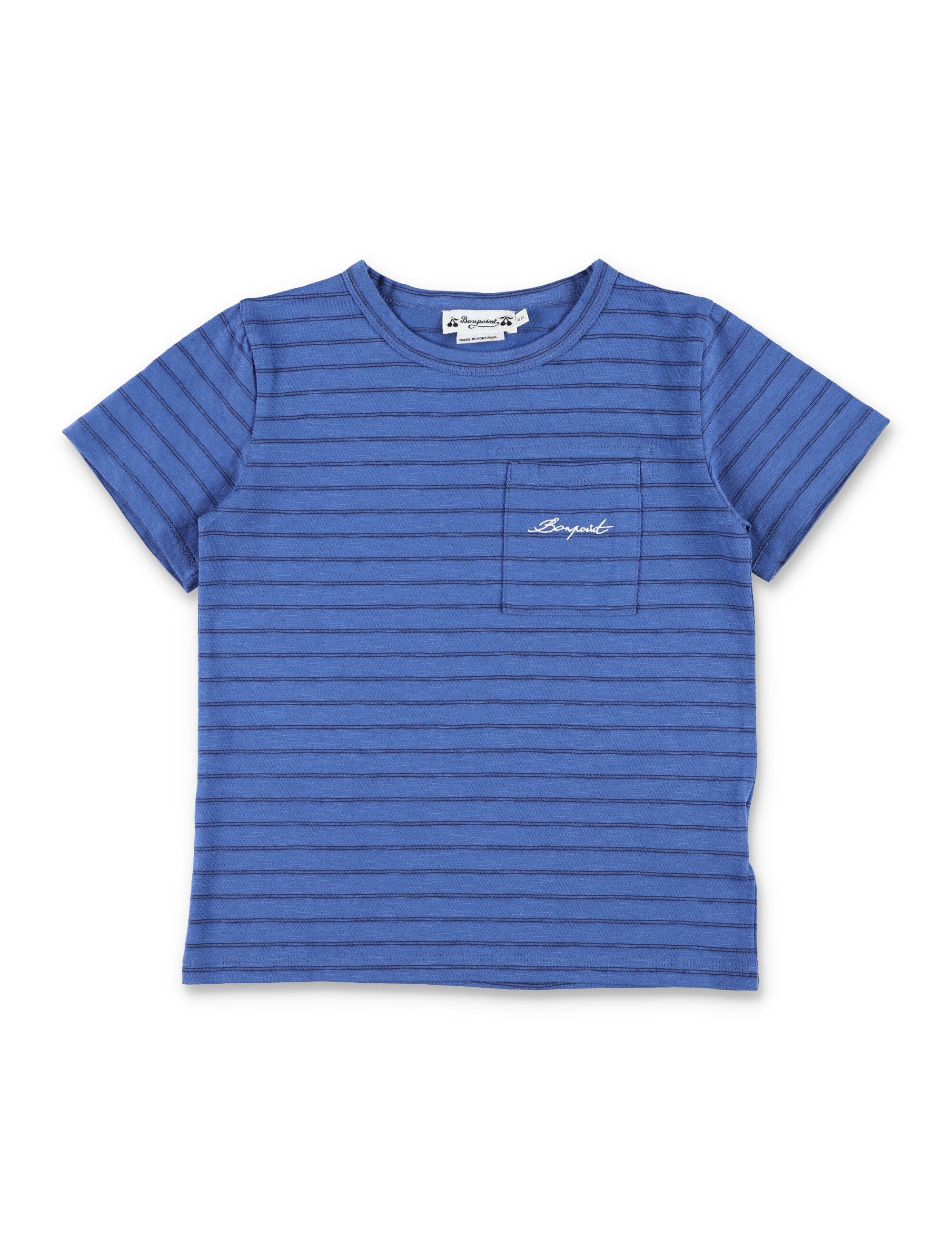 Bonpoint Elrador organic cotton T-shirt Blue Intense