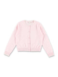 Luella cashmere pointelle knit cardigan Pale Pink