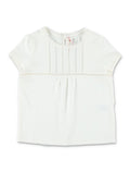 Bonpoint Capricia organic cotton T-shirt Upb Blanc Lait