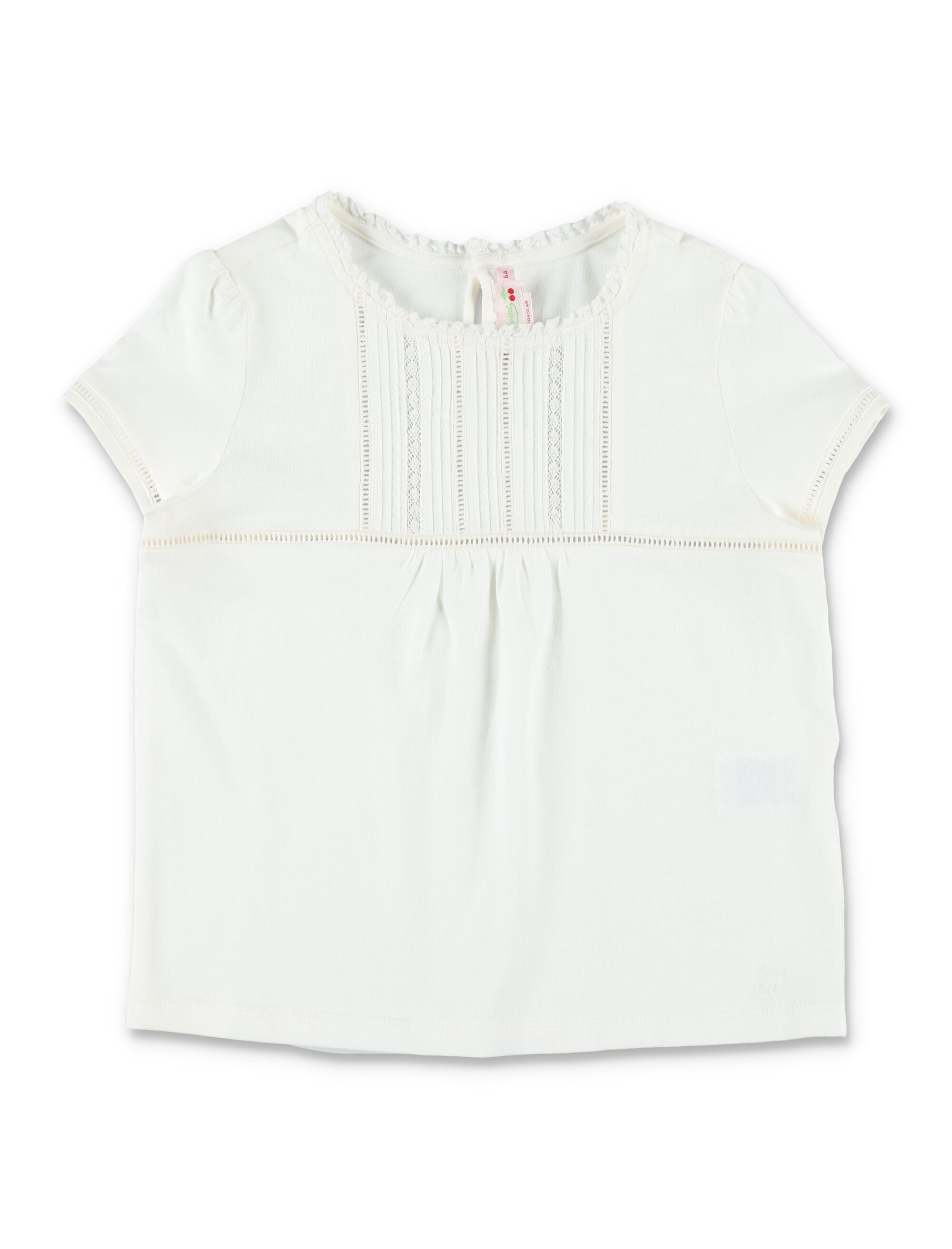 Bonpoint Capricia organic cotton T-shirt Upb Blanc Lait