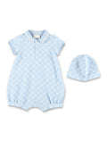 Gucci Baby cotton two-piece set Blue/white