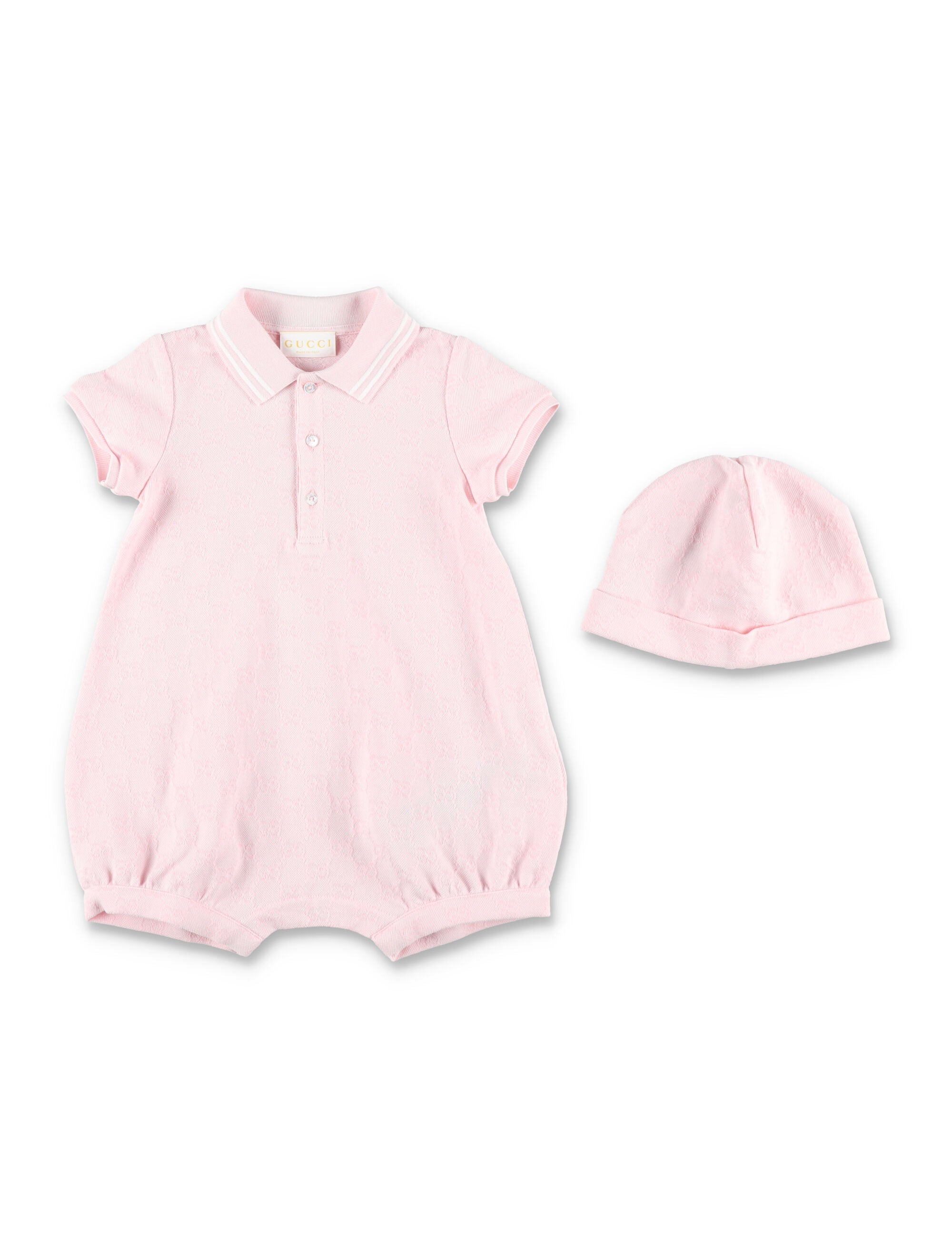 Gucci Baby cotton two-piece set Pink