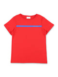 Gucci Logo Cotton T-Shirt For Kids Lobster Red Tshirt
