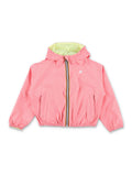 K-Way Laurette Plus reversible jacket for kids Pink/lime Recycled Nylon