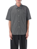 Mfpen New Input relaxed check shirt Black Cotton