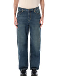 Marant Jorje wide jeans Faded Blue Cotton