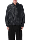 Studio Nicholson Piston Lamb Leather Jacket Black Lining