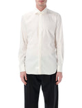 Xacus white shirt with French collar Ecru Cotton