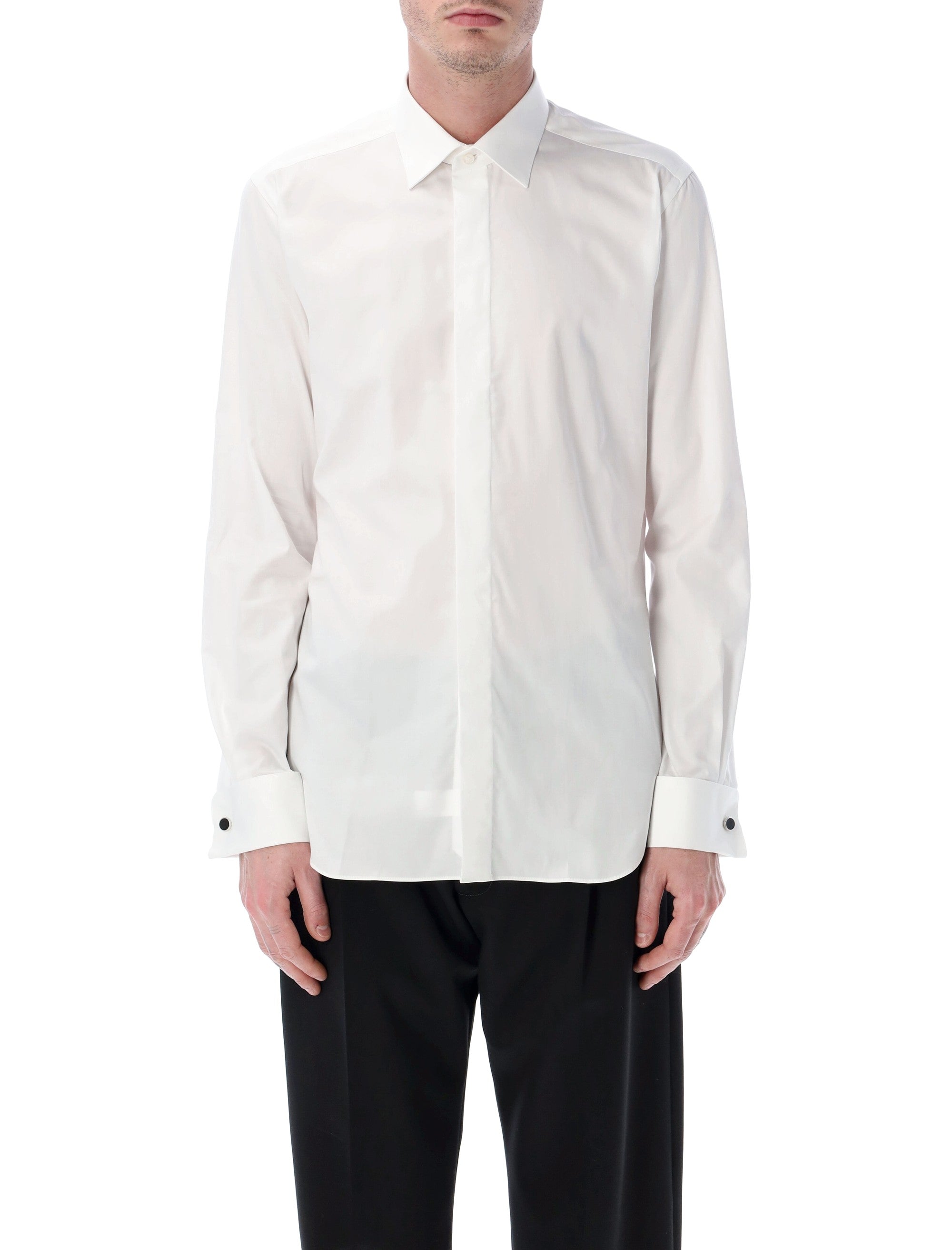 Xacus white shirt with Italian collar Cotton