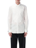 Xacus white plastron formal shirt Cotton