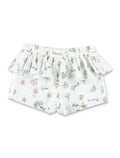 Marni baby floral cotton shorts White