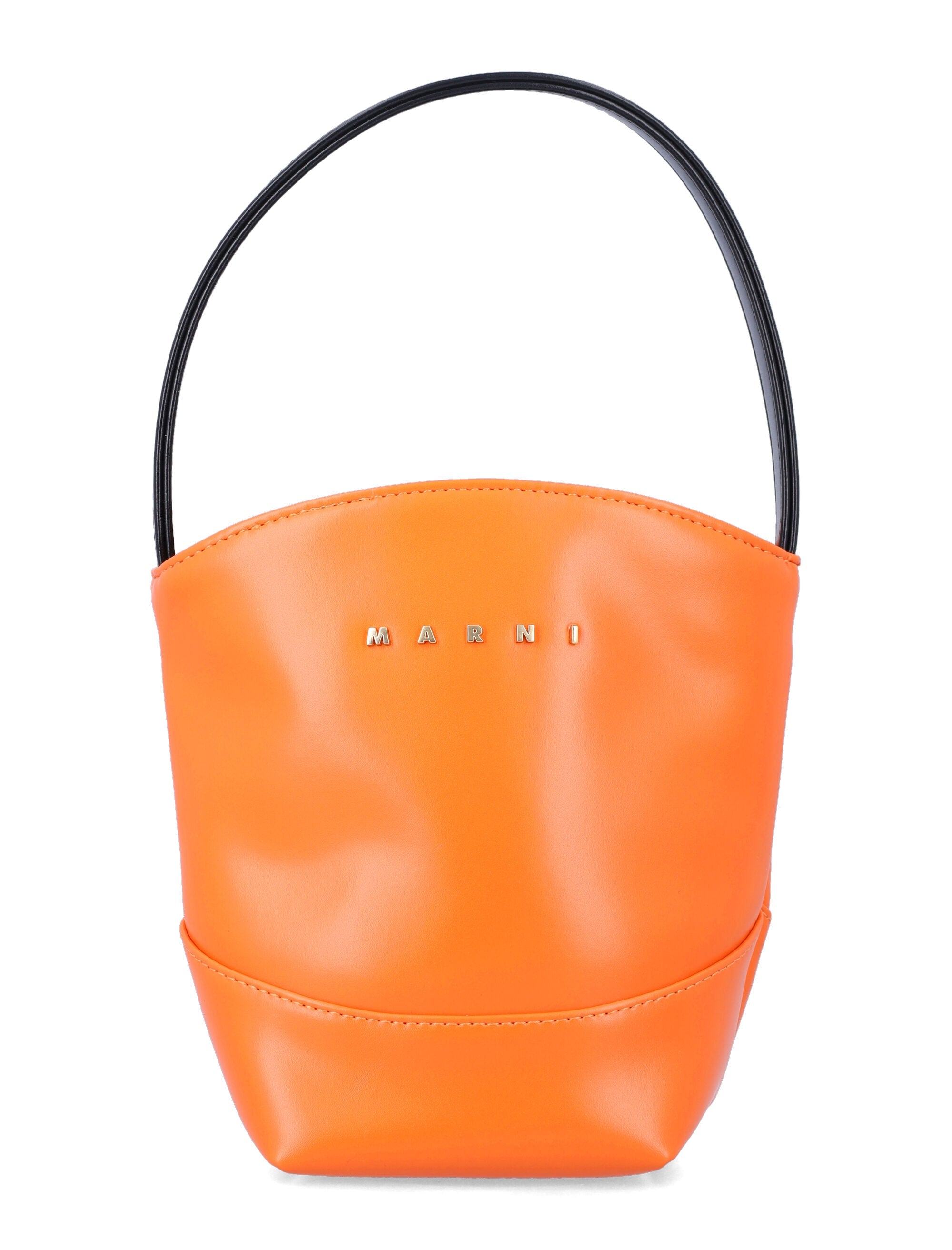 Marni kids basket bag Orange Polyester Lining Tote