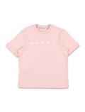 Marni kids logo t-shirt Pink Cotton