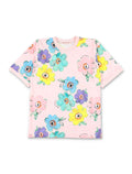 Marni printed t-shirt dress for girls Rose Cotton