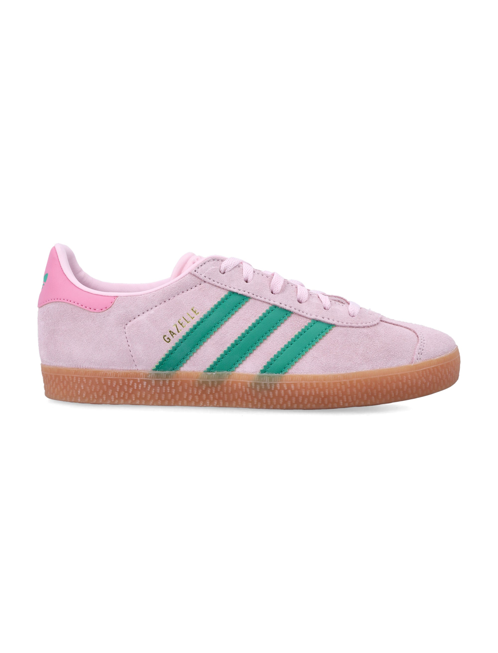 Adidas Gazelle kids suede sneakers Pink/green Upper