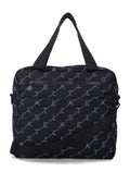 Stella McCartney Kids logo print baby tote bag Black/white Polyamide Shoulder