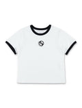 Stella McCartney Kids new logo t-shirt Ivory Cotton