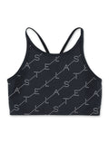 Stella McCartney Kids logo print allover top for Black/white Polyamide