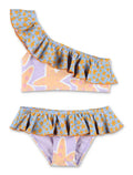Stella McCartney Kids one-shoulder star bikini for girls Lilla Polyamide