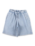 Stella McCartney Kids S-Wave logo sweatshorts Blue Cotton Short