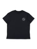 Stella McCartney Kids S-Wawe logo T-shirt Black Cotton