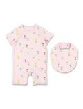 Stella McCartney Kids floral print set for newborn Rosa Cotton