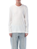 James Perse cotton long sleeve t-shirt White Tshirt