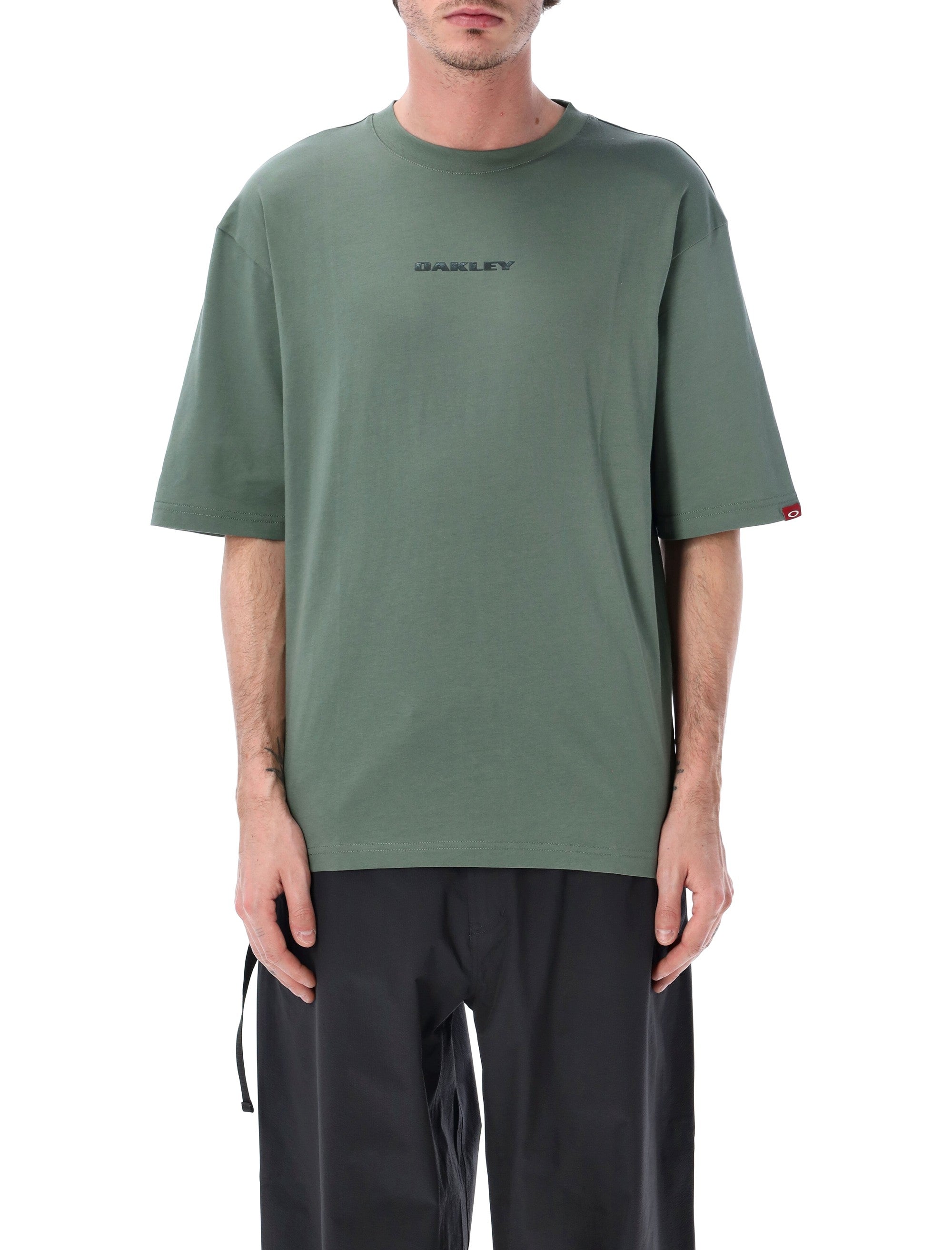 Oakley Heritage F&b Ellipse Cotton Tee Aviator Green T-shirt