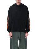 Oakley Graphic Print Cotton-Blend Hoodie Pitch Black Sweatshirt