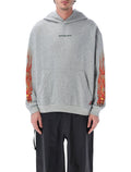 Oakley Graphic Print Cotton-Blend Hoodie Granite Hthr Sweatshirt