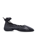 Miista leather Averie Ballerinas Black Flat Shoes