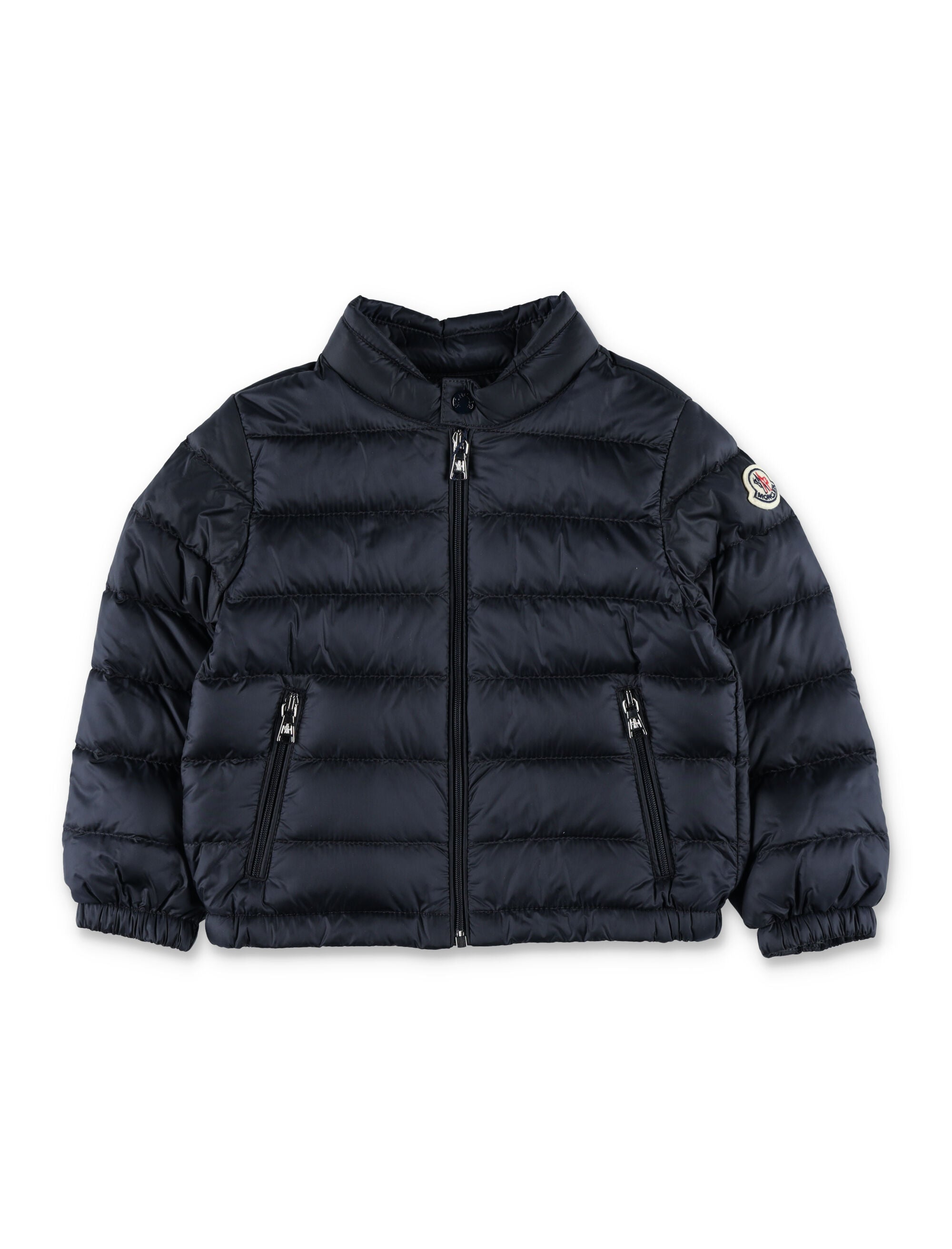 Moncler Acorus lightweight puffer for baby Navy Polyamide Lining Down Jacket
